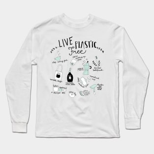 live plastic free Long Sleeve T-Shirt